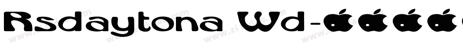 Rsdaytona Wd字体转换